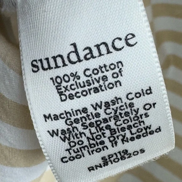 Sundance Striped 3/4 Sleeve Shirt size XS - Picture 6 of 6